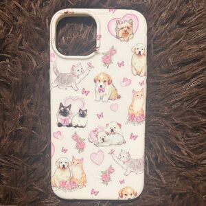 Velvet Caviar Puppies and Kittens iPhone 14 case